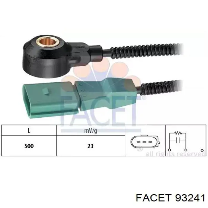 Sensor de detonação NTY ESSSU001