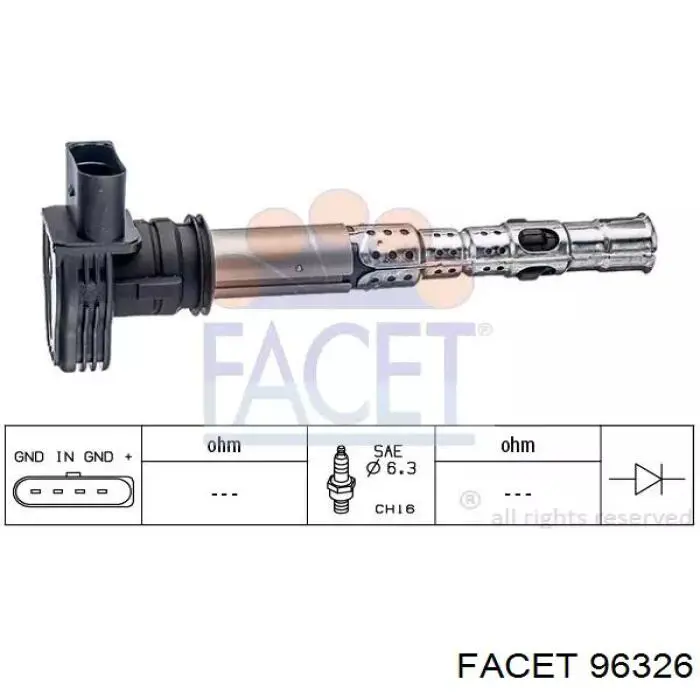 Bobina de ignição Facet 96326 preço, a partir de 40,86 USD