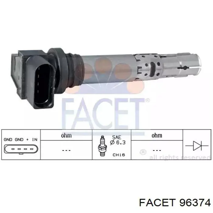 Bobina de ignição Facet 96374 preço, a partir de 27,93 USD