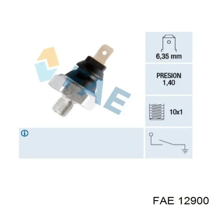Compre 12900 FAE Sensor de pressão de óleo