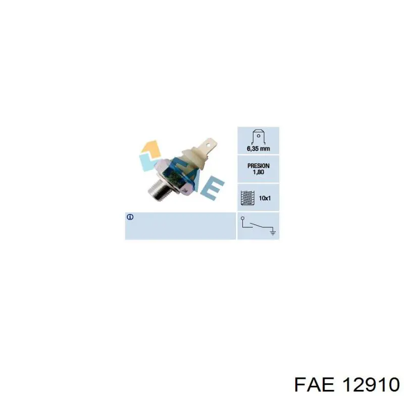 Sensor de pressão de óleo FAE 12910 preço, a partir de 4,88 USD