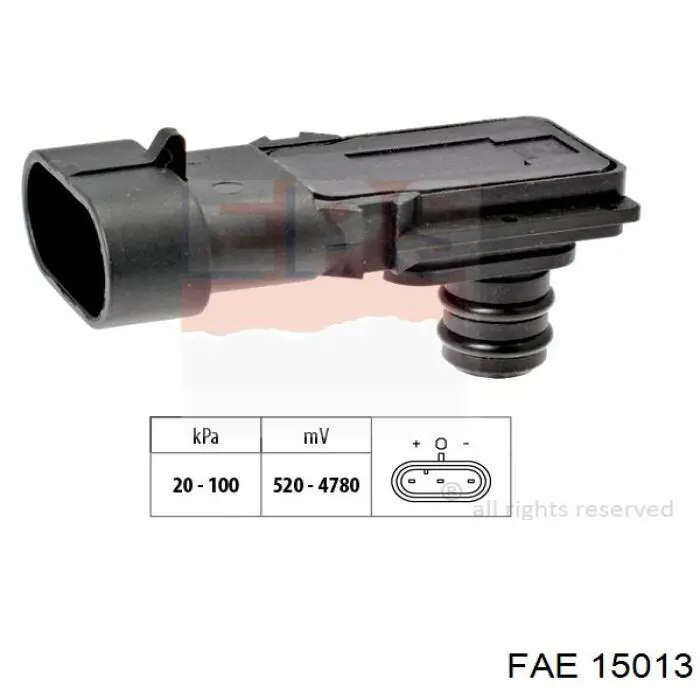 Sensor de pressão no coletor de admissão, MAP FAE 15013 preço, a partir de 39,55 USD