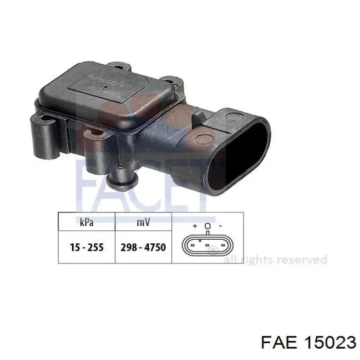 Sensor de pressão no coletor de admissão, MAP FAE 15023 preço, a partir de 49,46 USD