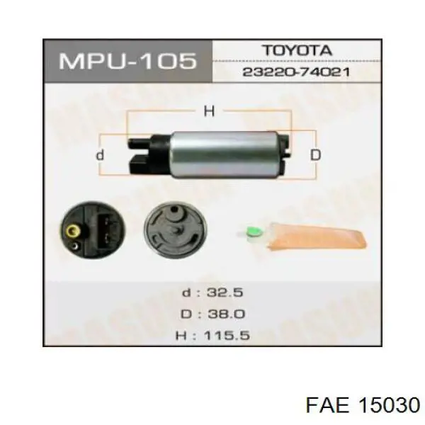 Compre 15030 FAE Sensor de pressão de supercompressão