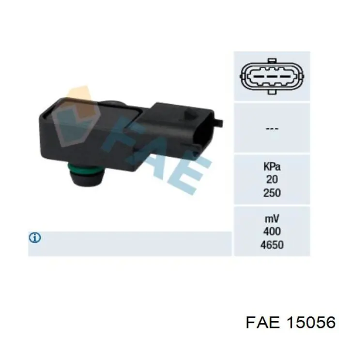 Sensor de pressão no coletor de admissão, MAP FAE 15056 preço, a partir de 46,93 USD