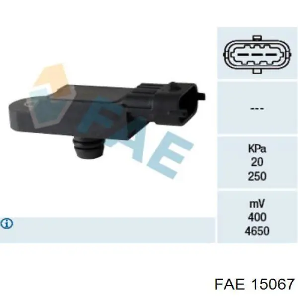 Compre 15067 FAE Sensor de pressão no coletor de admissão, MAP