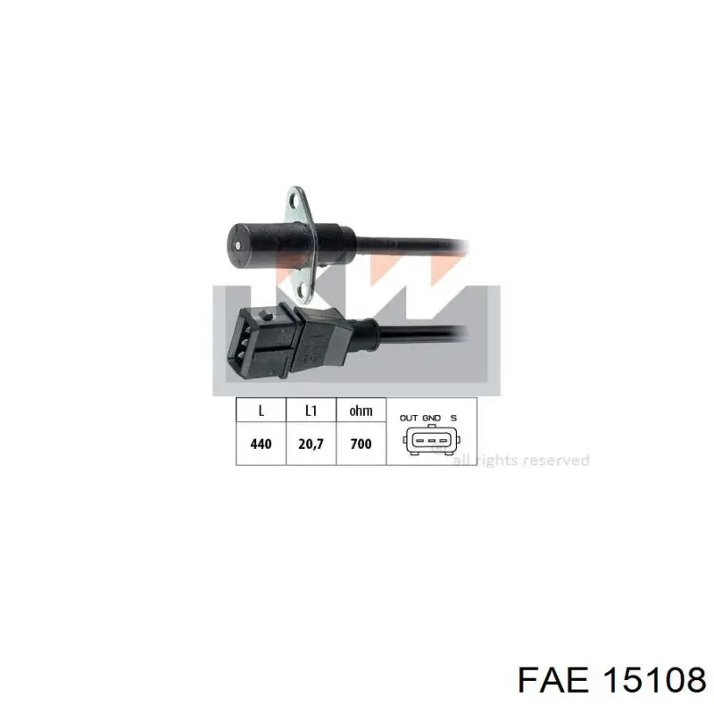 Compre 15108 FAE Sensor de pressão no coletor de admissão, MAP
