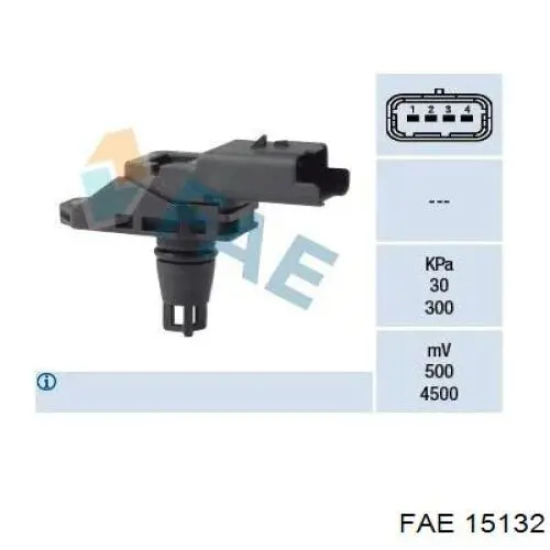 Sensor de pressão no coletor de admissão, MAP FAE 15132 preço, a partir de 32,91 USD