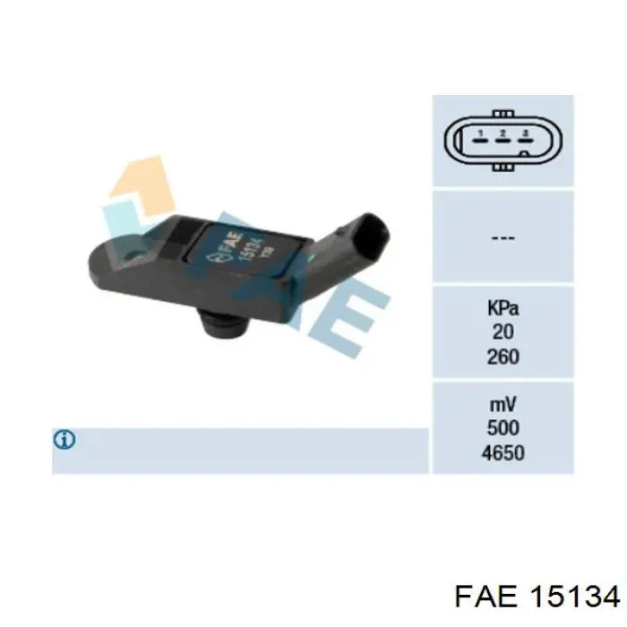 Sensor de pressão no coletor de admissão, MAP FAE 15134 preço, a partir de 33,75 USD