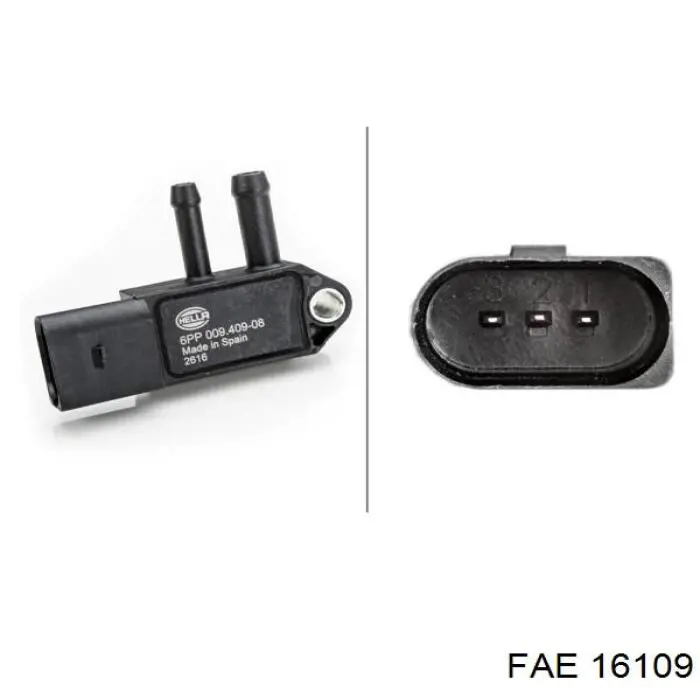 Compre 16109 FAE Sensor de pressão dos gases de escape