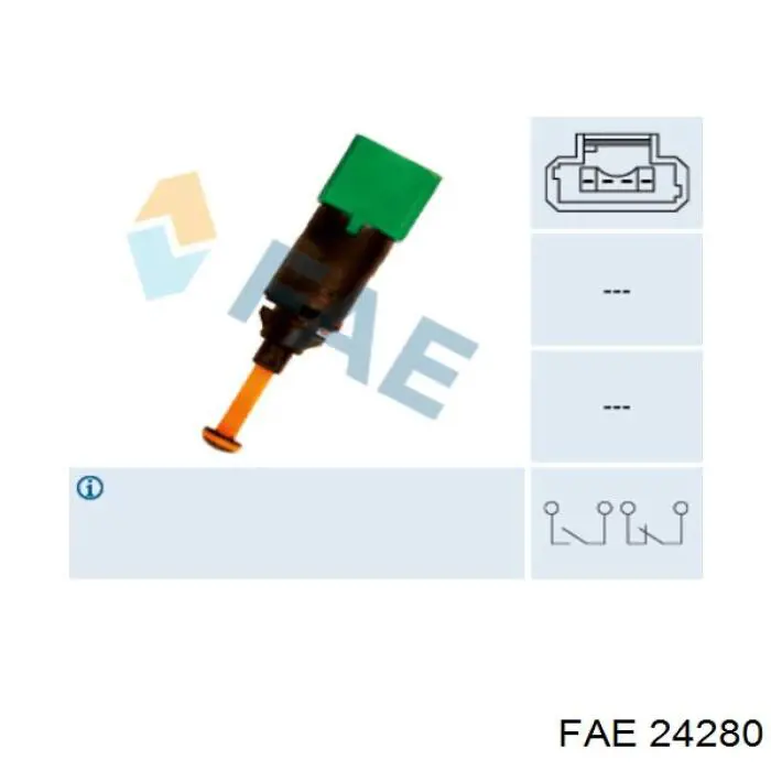 Compre 24280 FAE Sensor de ativação do sinal de parada