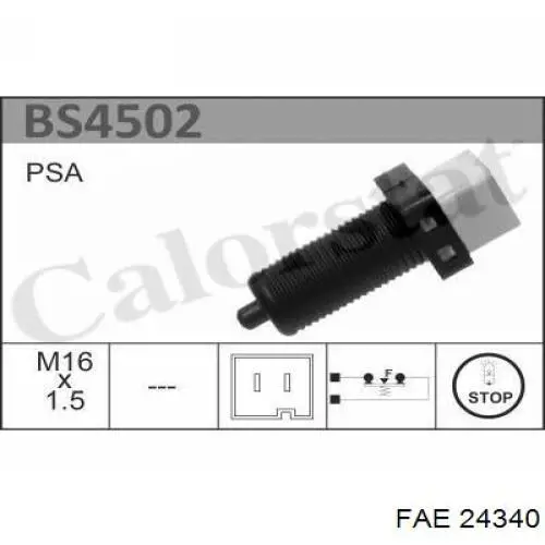 Compre 24340 FAE Sensor de ativação do sinal de parada