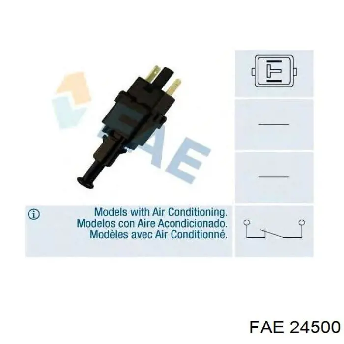 Sensor de ativação do sinal de parada FAE 24500 preço, a partir de 8,47 USD