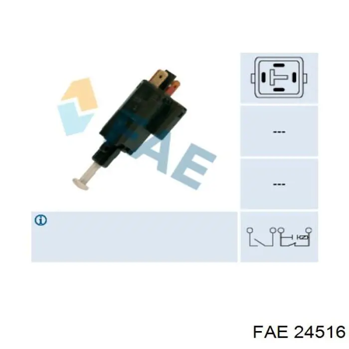Sensor de ativação do sinal de parada FAE 24516 preço, a partir de 17,24 USD
