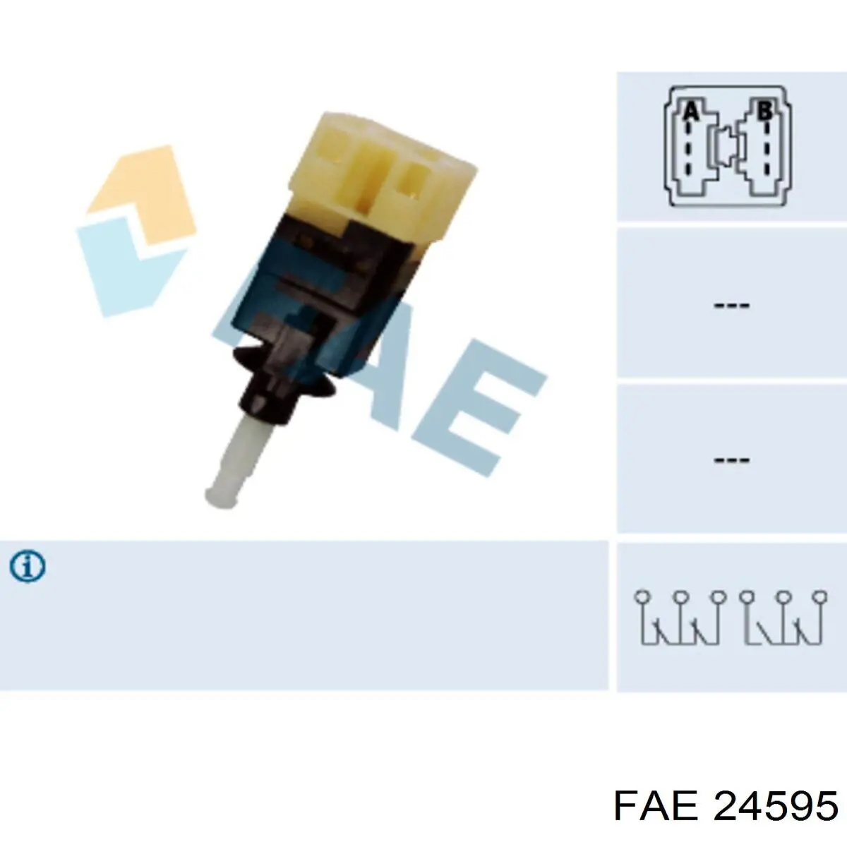 Sensor de ativação do sinal de parada FAE 24595 preço, a partir de 21,65 USD