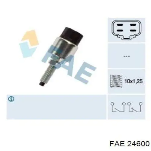 Sensor de ativação do sinal de parada FAE 24600 preço, a partir de 17,22 USD