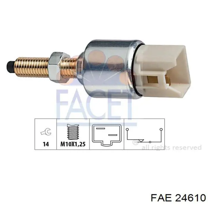 Sensor de ativação do sinal de parada FAE 24610 preço, a partir de 15,29 USD