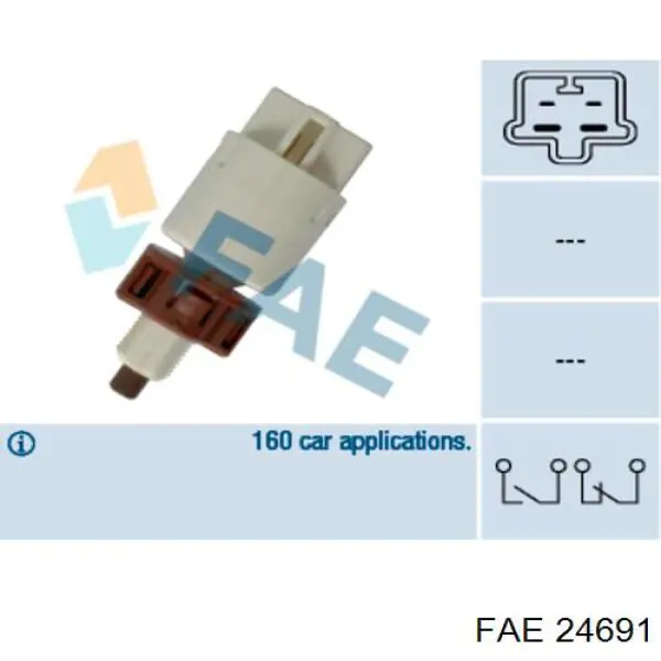 24691 FAE Sensor de ativação do sinal de parada