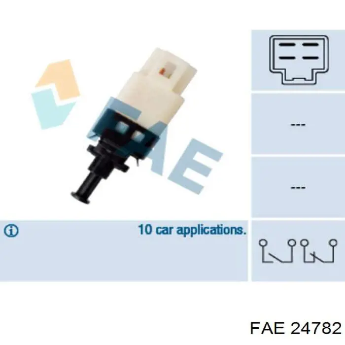 24782 FAE Sensor de ativação do sinal de parada