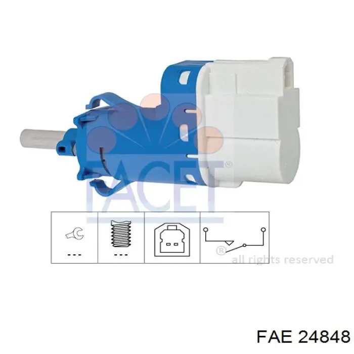 24848 FAE Sensor de ativação do sinal de parada