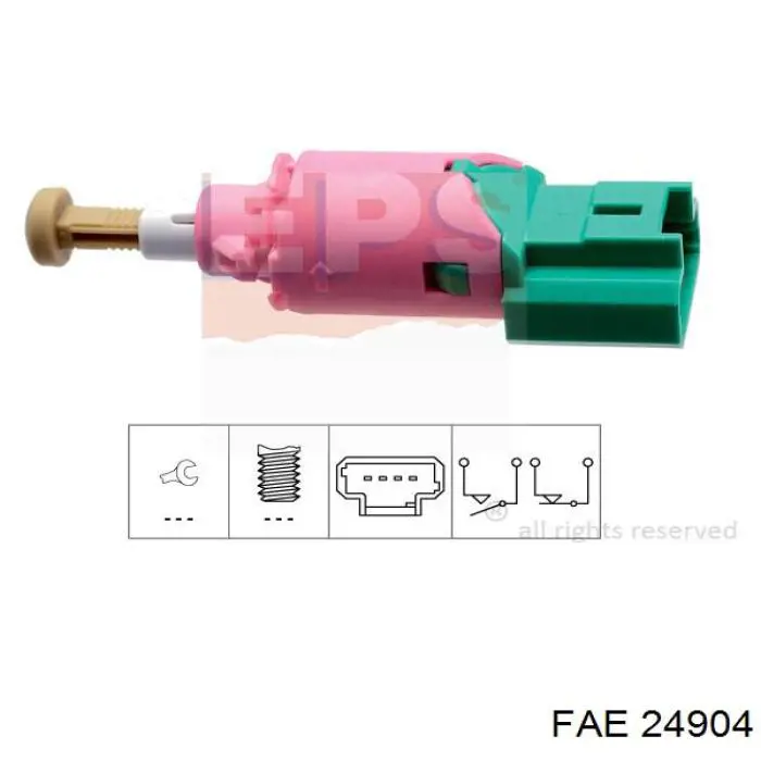 Sensor de ativação do sinal de parada FAE 24904 preço, a partir de 10,07 USD