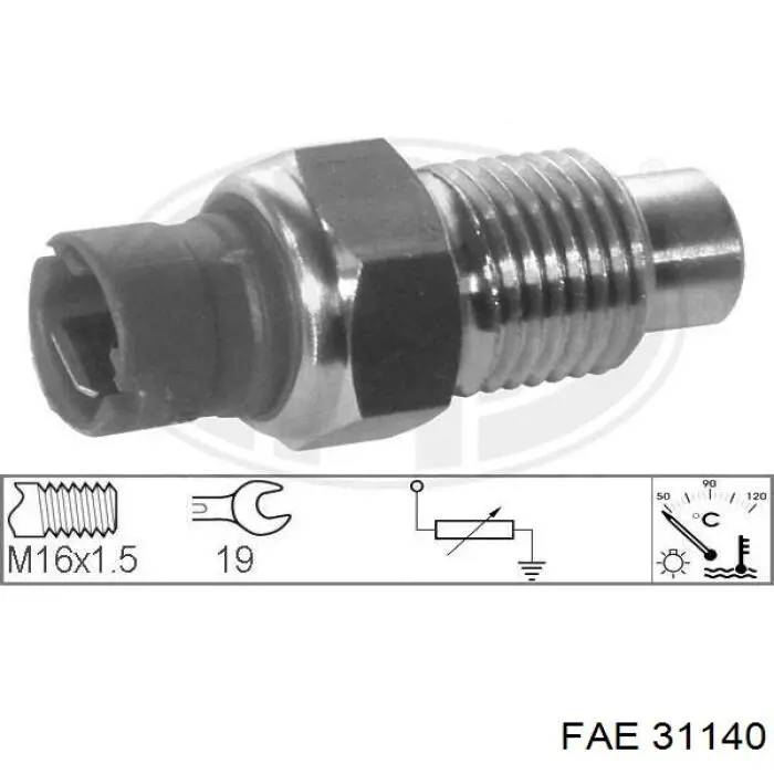 Compre 31140 FAE Sensor de temperatura do fluido de esfriamento, no dispositivo