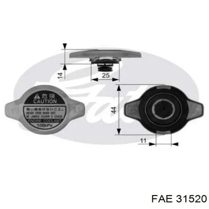 Sensor de temperatura do fluido de esfriamento FAE 31520 preço, a partir de 9,50 USD
