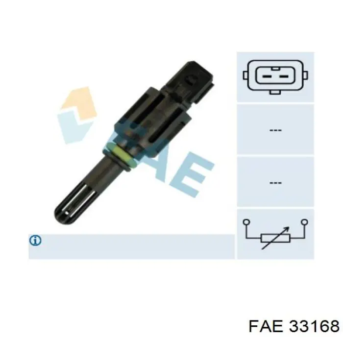 Sensor de temperatura da mistura de ar FAE 33168 preço, a partir de 14,81 USD