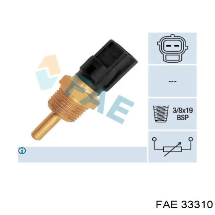 Sensor de temperatura do fluido de esfriamento FAE 33310 preço, a partir de 11,12 USD