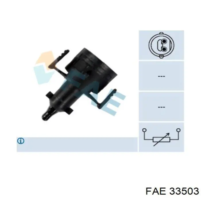 Sensor de temperatura da mistura de ar FAE 33503 preço, a partir de 12,90 USD