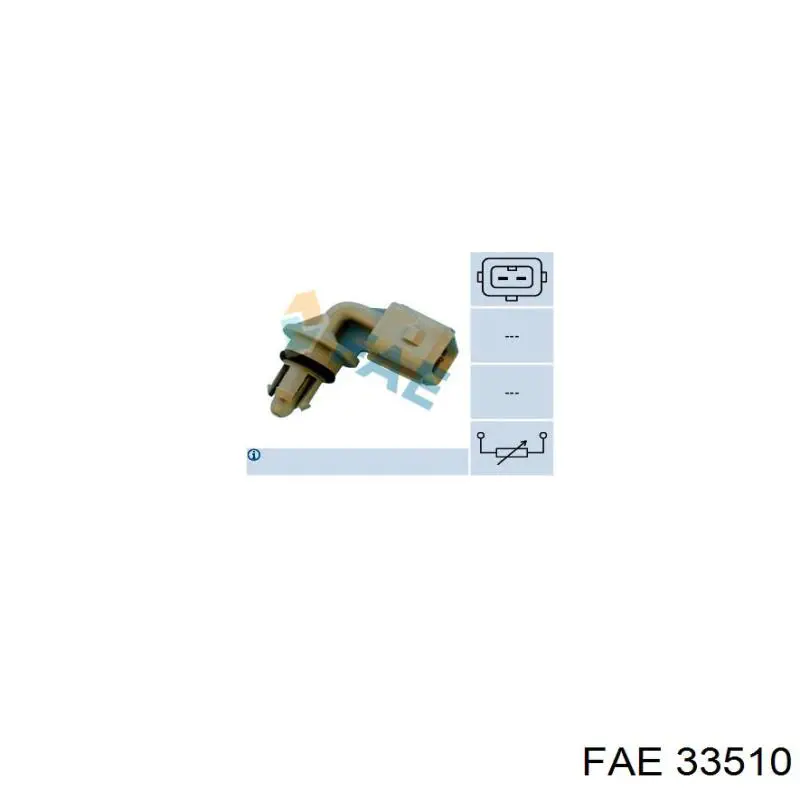 Sensor de temperatura da mistura de ar FAE 33510 preço, a partir de 14,55 USD