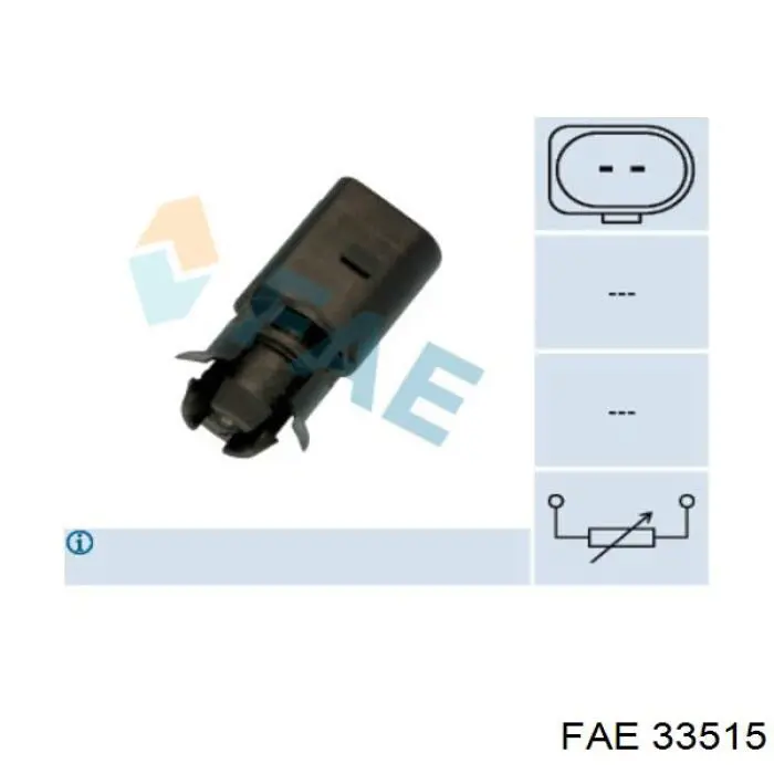 Sensor de temperatura do meio ambiente FAE 33515 preço, a partir de 7,70 USD