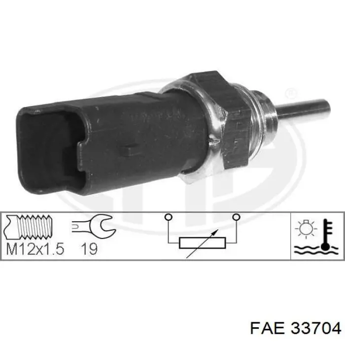 Compre 33704 FAE Sensor de temperatura do fluido de esfriamento