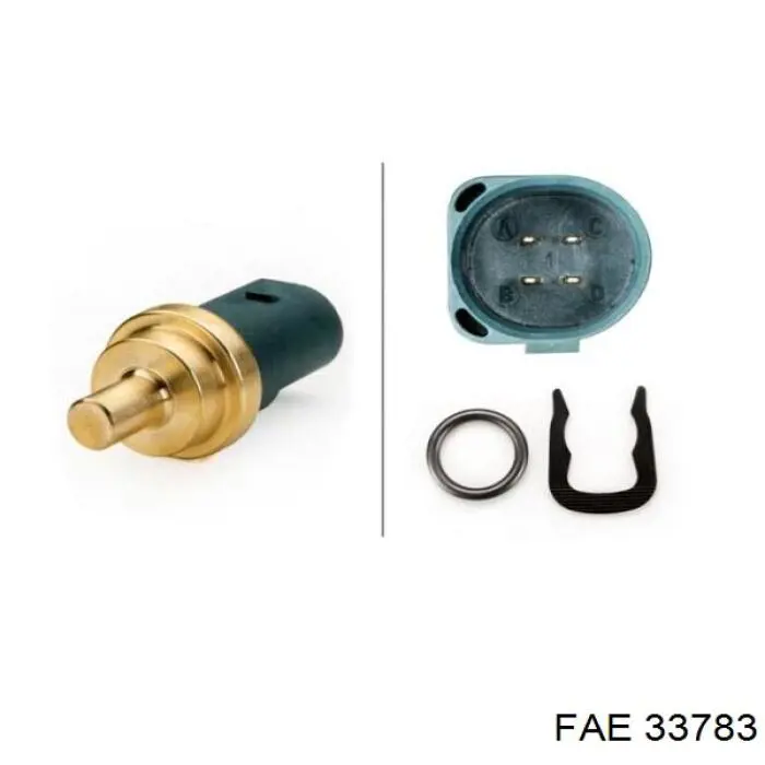 Compre 33783 FAE Sensor de temperatura do fluido de esfriamento