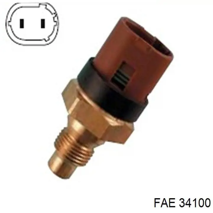 Sensor de temperatura do fluido de esfriamento FAE 34100 preço, a partir de 16,96 USD