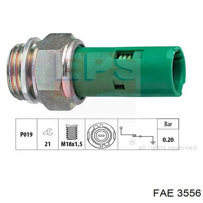 Compre 35560 FAE Sensor de temperatura do fluido de esfriamento