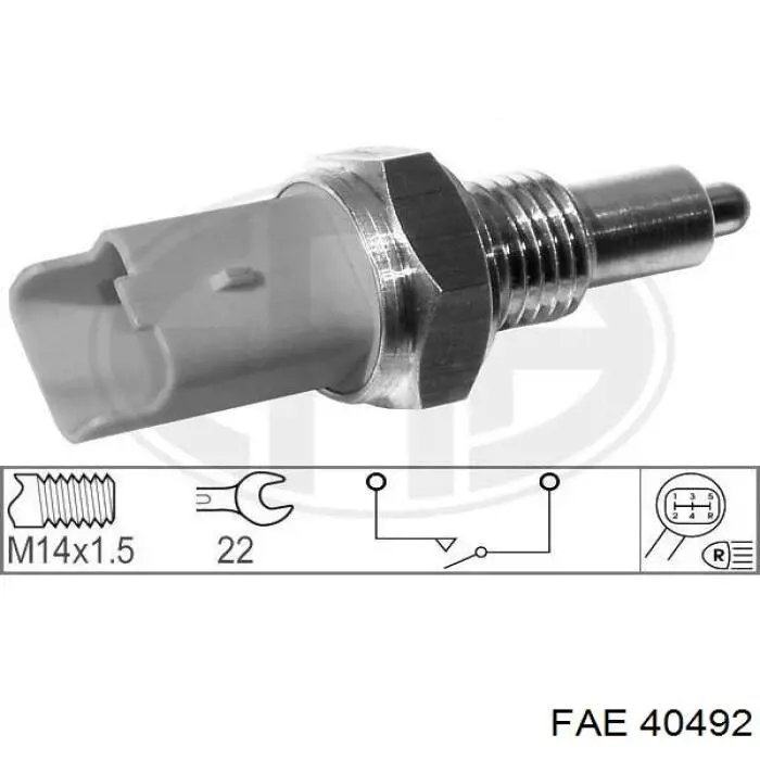 Sensor de ativação das luzes de marcha à ré FAE 40492 preço, a partir de 11,20 USD