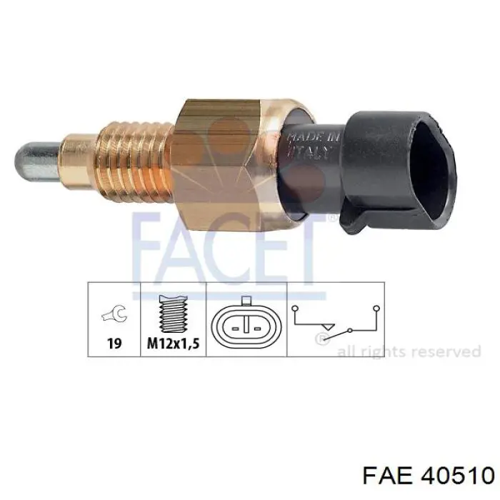 Compre 40510 FAE Sensor de ativação das luzes de marcha à ré