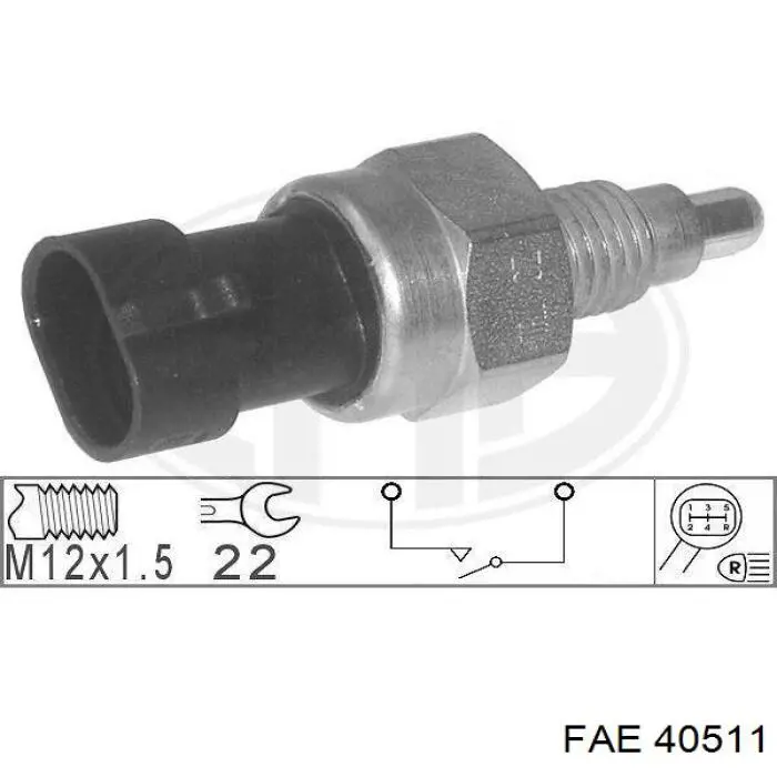 Compre 40511 FAE Sensor de ativação das luzes de marcha à ré