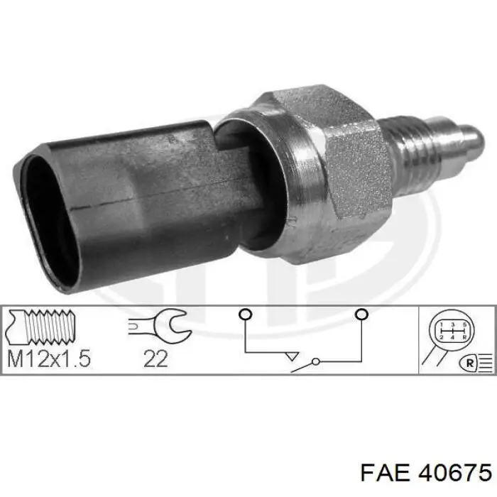 Compre 40675 FAE Sensor de ativação das luzes de marcha à ré