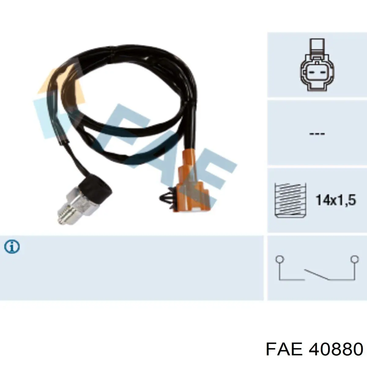Compre 40880 FAE Sensor de ativação das luzes de marcha à ré