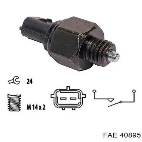 Compre 40895 FAE Sensor de ativação das luzes de marcha à ré