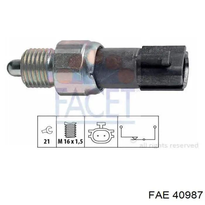 A60117640A Mazda Sensor de ativação das luzes de marcha à ré