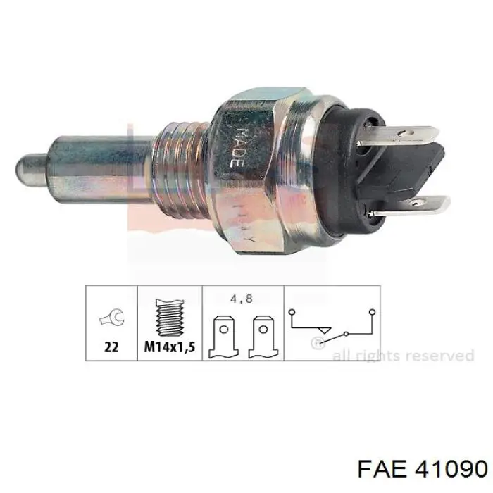 Compre 41090 FAE Sensor de ativação das luzes de marcha à ré
