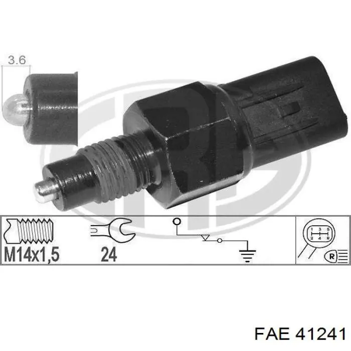 41241 FAE Sensor de ativação das luzes de marcha à ré