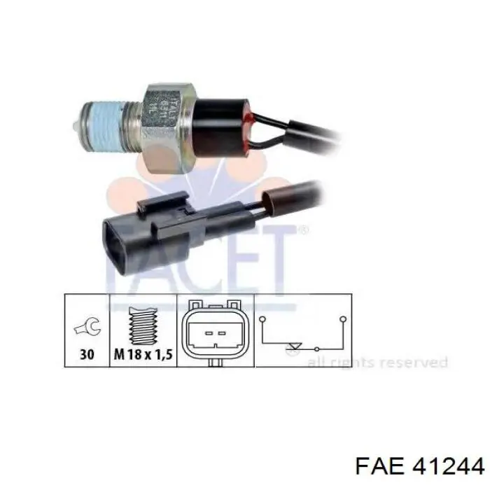 Compre 41244 FAE Sensor de ativação das luzes de marcha à ré