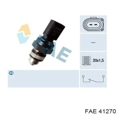 Compre 41270 FAE Sensor de ativação das luzes de marcha à ré