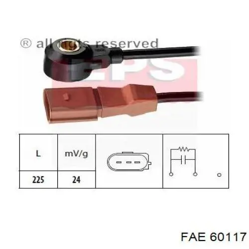 Compre 60117 FAE Sensor de detonação