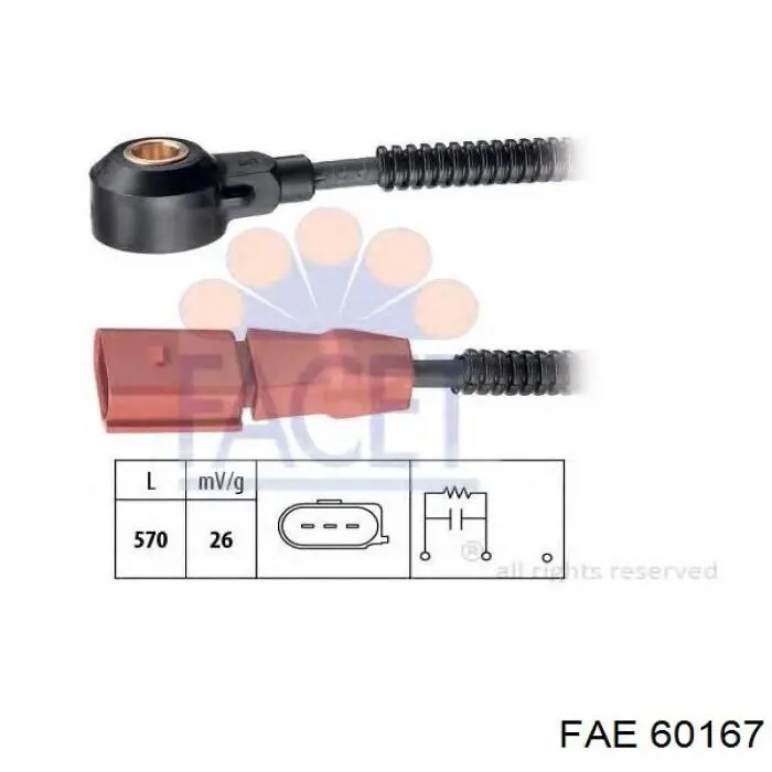 Compre 60167 FAE Sensor de detonação