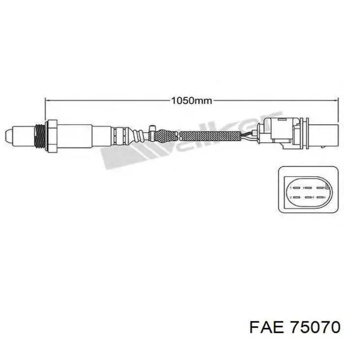 Compre 281004107 Bosch Sonda lambda, sensor de oxigênio até o catalisador